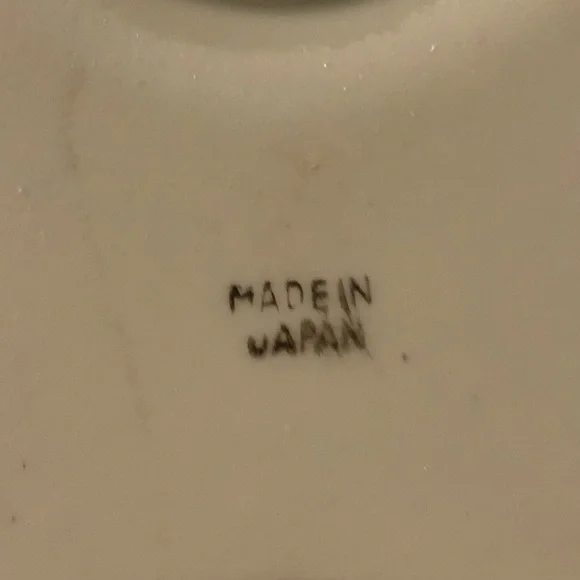 Vintage lusterware trinket serving dish plate floral pattern - Picture 7 of 9